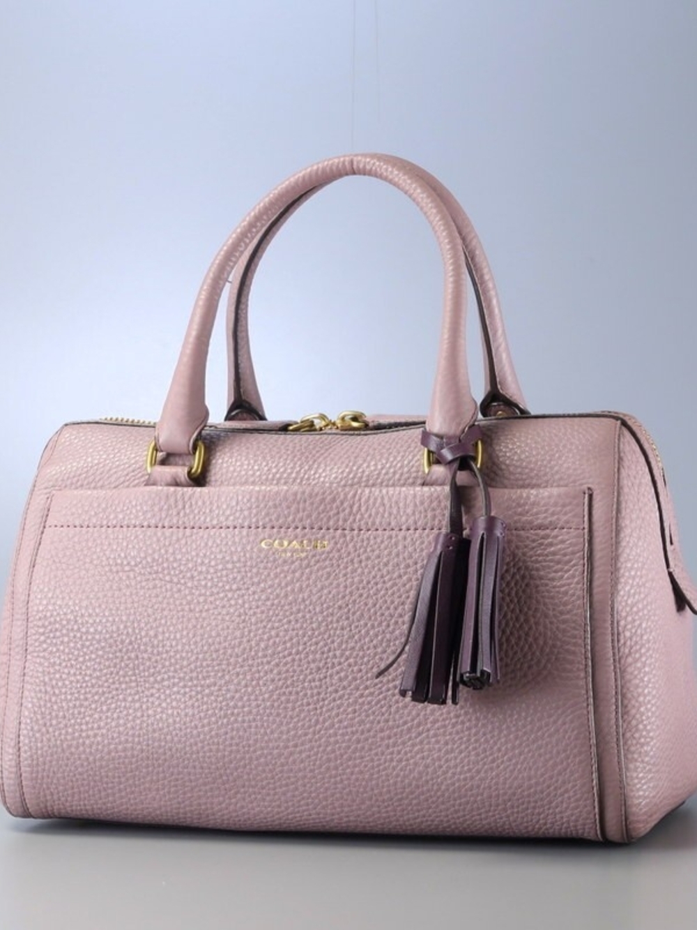 Coach Legacy Haley Pebbled Leather Satchel